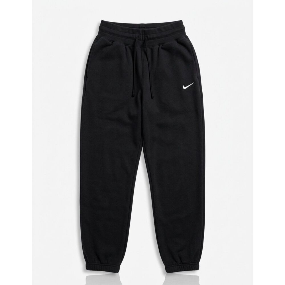 Women's Nike Black High Waisted Fleece Jogger Sweatpants Size S